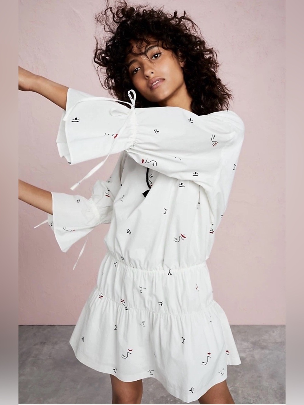 Madewell Making Faces Tiered Dress